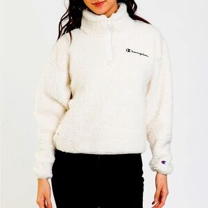 NWT | Champion | Kids Plus Size | Quarter Zip Sherpa Fleece